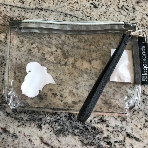 Coastal Carolina clear small clutch- used 1 time - Picture 2 of 4